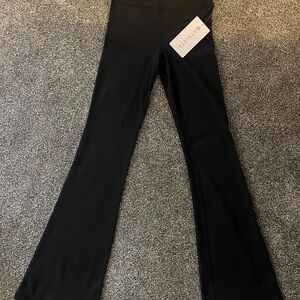Athleta Black Flare Leggings